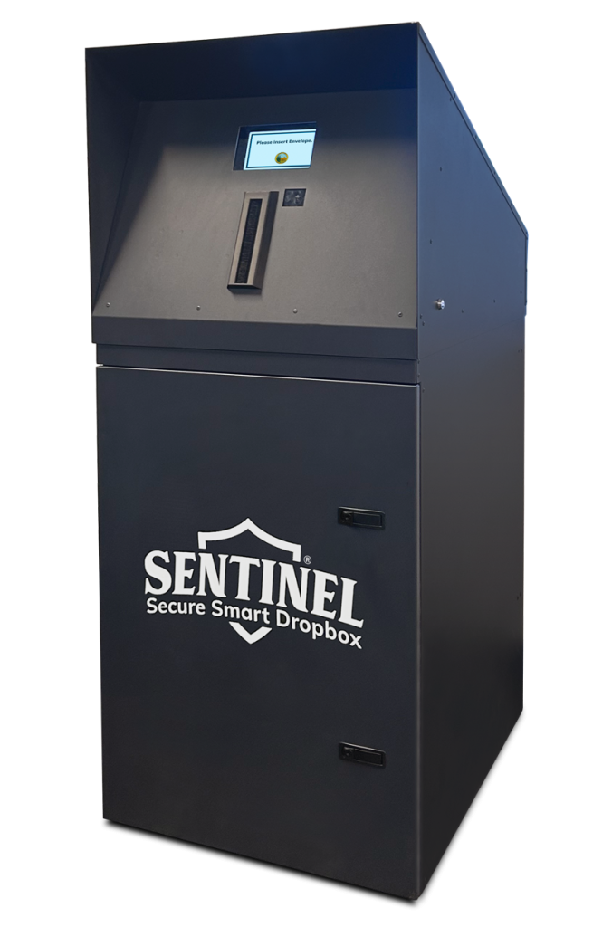 Isolated image of the Sentinel Secure Smart Dropbox Outdoor Unit